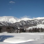 越戸峰より白馬三山を望む